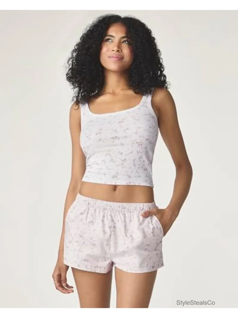 Cotton Boxer Short Stretch Elastic Pockets